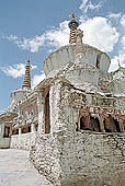 Ladakh - chrtens at Lamayuru gompa 